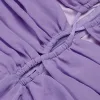 Luxury designer high end 2023 Fashion Stylish Designer Women's Sexy  V-neck Chiffon Party Strap Long Dress - Image 6