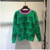 Jacquard Knitted Women Pullover Sweater 2023 Autumn Winter O Neck Long Sleeve Knitwear Top Jumper Ladies Sueters De Mujer - Image 3