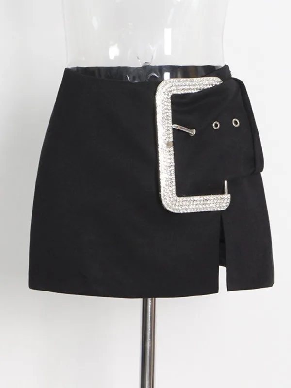 Luxury designer Women's Street Goods 2pc set playsuit + mini skirt - Image 5