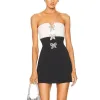 Women Sexy Strapless Backless Bow Tie Crystal Diamonds Mini Bodycon Bandage Dress Elegant Evening Party Dress