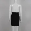 Women Sexy Strapless Backless Bow Tie Crystal Diamonds Mini Bodycon Bandage Dress Elegant Evening Party Dress - Image 5