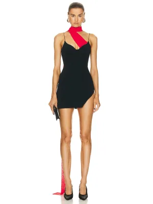 New Fashion Women Sexy Black Cut Out Sleeveless Spaghetti Strap V-Neck Split Bandage Mini Bodycon Dress